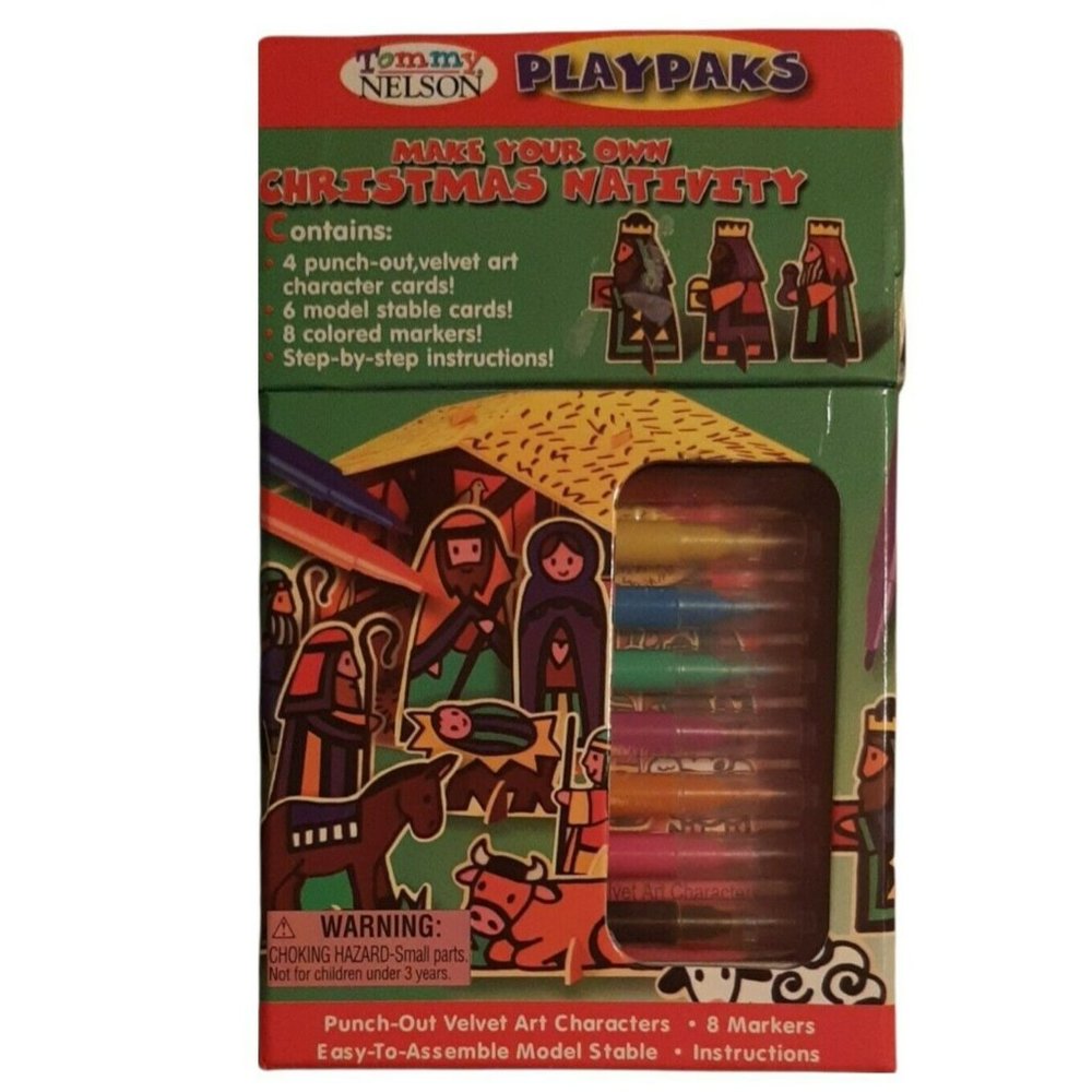 Tommy Nelson's Playpaks Make Your Own Nativity Kit